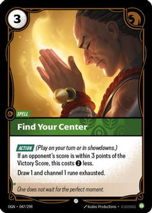 Find Your Center (047/298) - Origins Foil