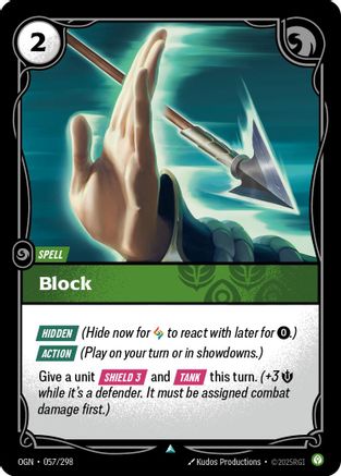 [RFB] Block (Foil) (057/298) - Origins