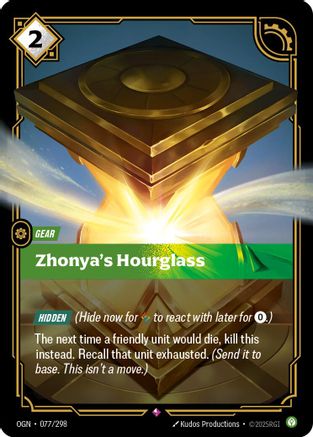 Zhonya's Hourglass (077/298) - Origins