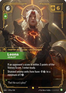 Leona - Zealot (Alternate Art) (079a/298) - Origins