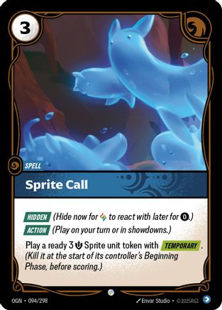Sprite Call (094/298) - Origins