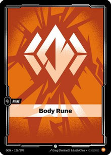 Body Rune (126/298) - Origins