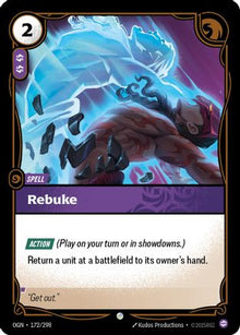 Rebuke (172/298) - Origins