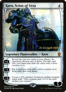 {R} Karn, Scion of Urza [Dominaria Prerelease Promos][PR DOM 001]