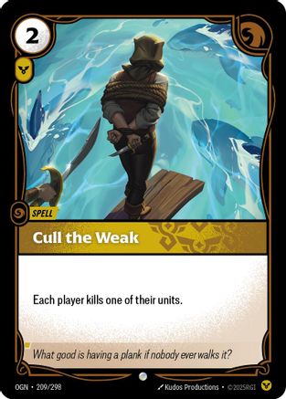 [RFB] Cull the Weak (Foil) (209/298) - Origins