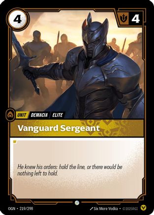 [RFB] Vanguard Sergeant (Foil) (219/298) - Origins