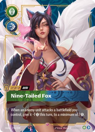 Ahri - Nine-Tailed Fox (255/298) - Origins