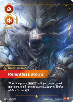Volibear - Relentless Storm (Overnumbered) (300/298) - Origins
