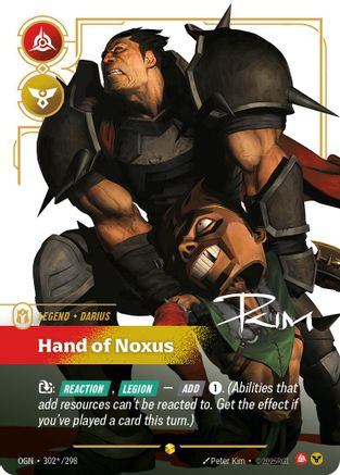 Darius - Hand of Noxus (Alternate Art) (302*/298) - Origins