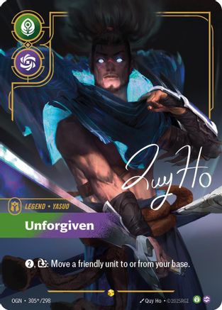 Yasuo - Unforgiven (Alternate Art) (305*/298) - Origins