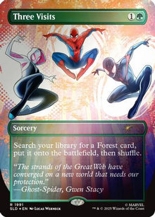 {R} Three Visits (Rainbow Foil) (Foil) [SLD 1991]