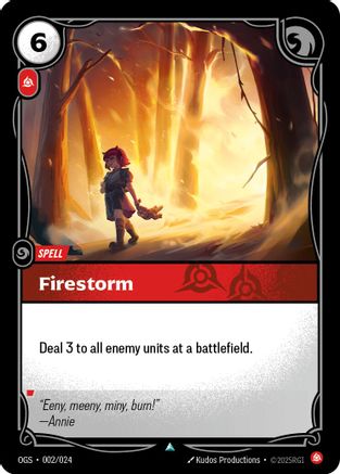[RFB] Firestorm (002/024) - Origins Proving Grounds