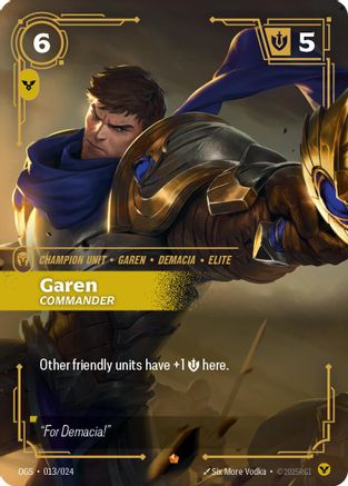 [RFB] Garen - Commander (013/024) - Origins Proving Grounds