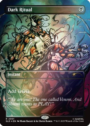 Dark Ritual (2001) (Rainbow Foil) [SLD-2001]  Foil