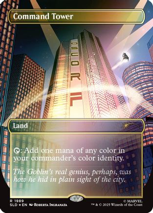 {R} Command Tower (1989) (Rainbow Foil) (Foil) [SLD 1989]