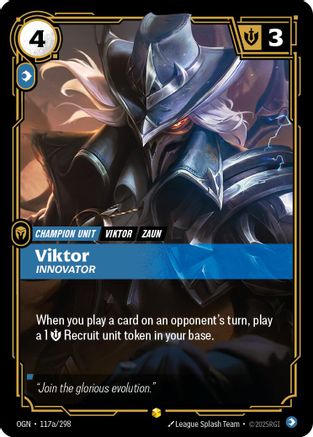 Viktor - Innovator (Alternate Art) (117a/298) - Origins