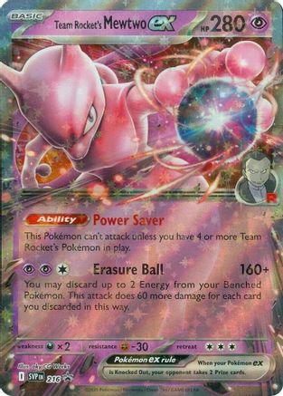 [PKM] Team Rocket's Mewtwo ex (216) [Scarlet & Violet: Black Star Promos]