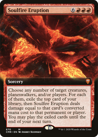 {R} Soulfire Eruption (Extended Art) [Commander Legends][CMR 670]