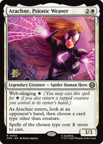 {@@ SPM R} Arachne, Psionic Weaver [Marvel's Spider-Man Prerelease Promos] [SPM 002]