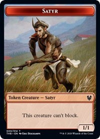 {T} Satyr // Spider Double-sided Token [Theros Beyond Death Tokens][TTHB 009]