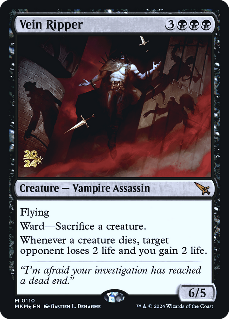 {R} Vein Ripper [Murders at Karlov Manor Prerelease Promos][PR MKM 110]
