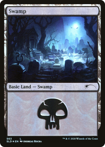 {B}[SLD 563] Swamp (Spooky) (563) [Secret Lair Drop Promos]
