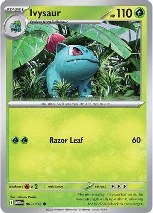 [PKM] Ivysaur (002/132) [Mega Evolutions: Base Set]