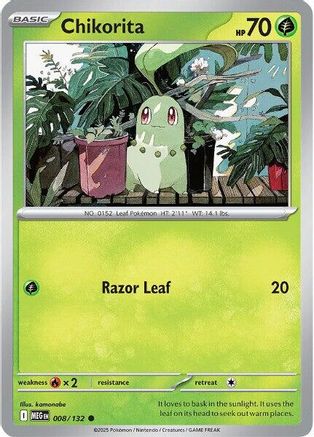 [PKM] Chikorita (008/132) [Mega Evolutions: Base Set]