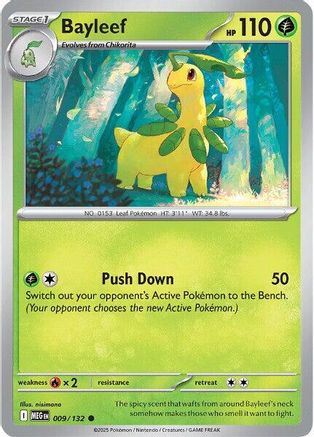 [PKM] Bayleef (009/132) [Mega Evolutions: Base Set]