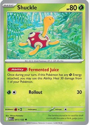 [PKM] Shuckle (011/132) [Mega Evolutions: Base Set]