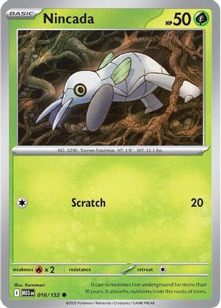 [PKM] Nincada (016/132) [Mega Evolutions: Base Set]