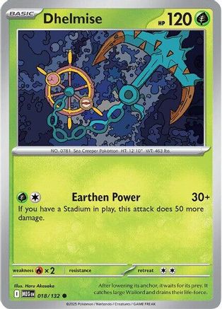 [PKM] Dhelmise (018/132) [Mega Evolutions: Base Set]