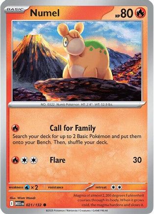 [PKM] Numel (021/132) [Mega Evolutions: Base Set]