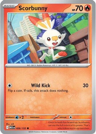 [PKM] Scorbunny (026/132) [Mega Evolutions: Base Set]