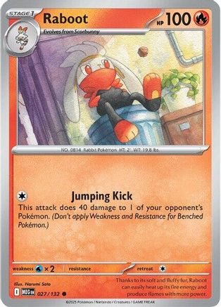 [PKM] Raboot (027/132) [Mega Evolutions: Base Set]