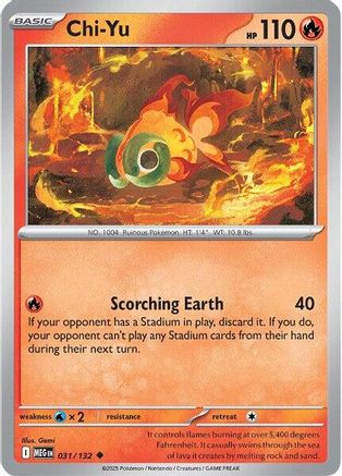 [PKM] Chi-Yu (031/132) [Mega Evolutions: Base Set]