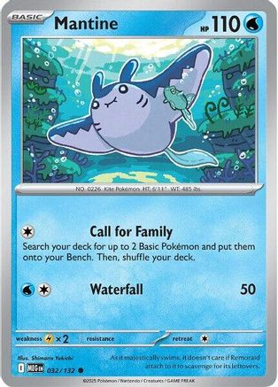 [PKM] Mantine (032/132) [Mega Evolutions: Base Set]