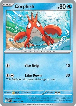 [PKM] Corphish (033/132) [Mega Evolutions: Base Set]