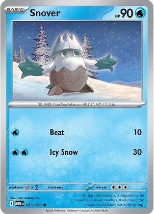 [PKM] Snover (035/132) [Mega Evolutions: Base Set]