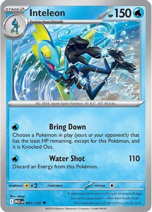 [PKM] Inteleon (041/132) [Mega Evolutions: Base Set]