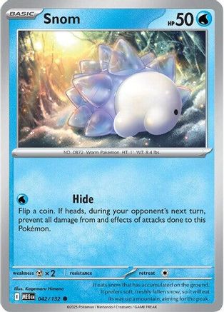 [PKM] Snom (042/132) [Mega Evolutions: Base Set]