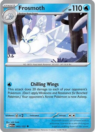 [PKM] Frosmoth (043/132) [Mega Evolutions: Base Set]