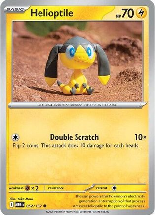 [PKM] Helioptile (052/132) [Mega Evolutions: Base Set]