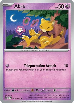 [PKM] Abra (054/132) [Mega Evolutions: Base Set]