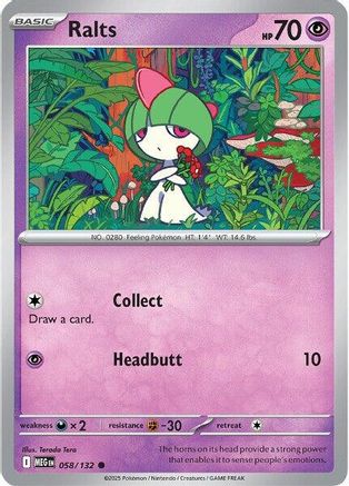 [PKM] Ralts (058/132) [Mega Evolutions: Base Set]
