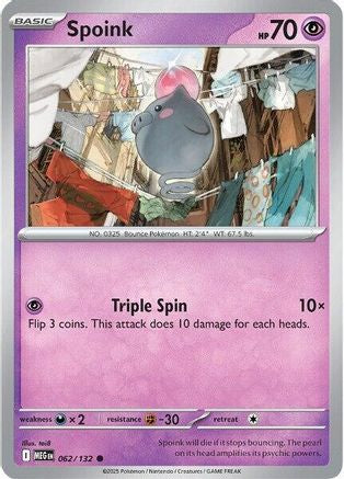 [PKM] Spoink (062/132) [Mega Evolutions: Base Set]