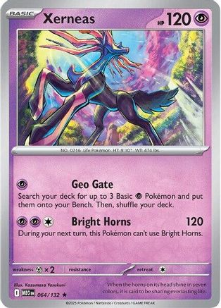 [PKM] Xerneas (064/132) [Mega Evolutions: Base Set]