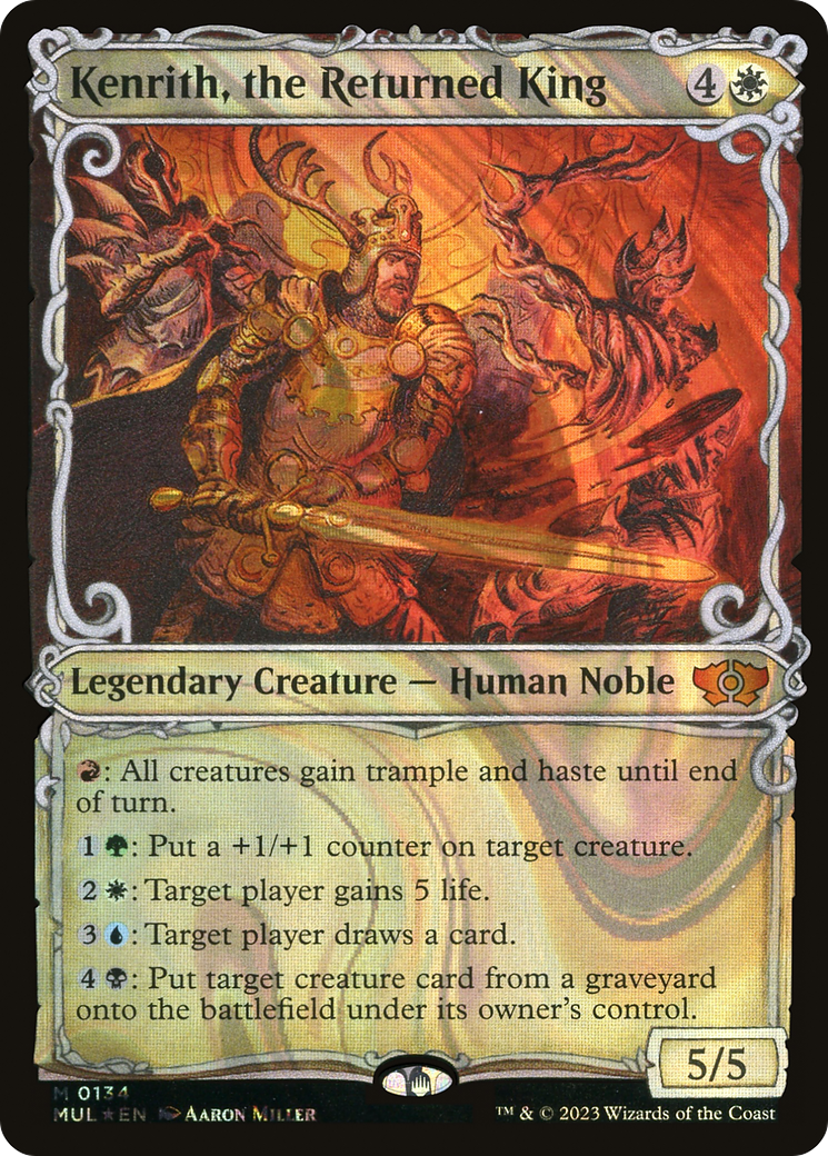 {R} Kenrith, the Returned King (Halo Foil) [Multiverse Legends][MUL 134]