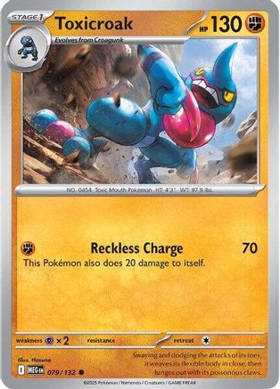 [PKM] Toxicroak (079/132) [Mega Evolutions: Base Set]