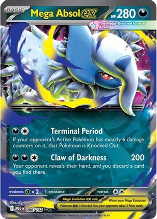 [PKM] Mega Absol ex (086/132) [Mega Evolutions: Base Set]